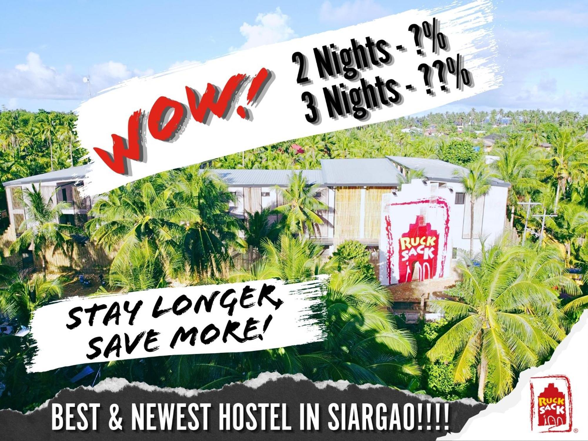 Rucksack Inn Siargao General Luna  Buitenkant foto